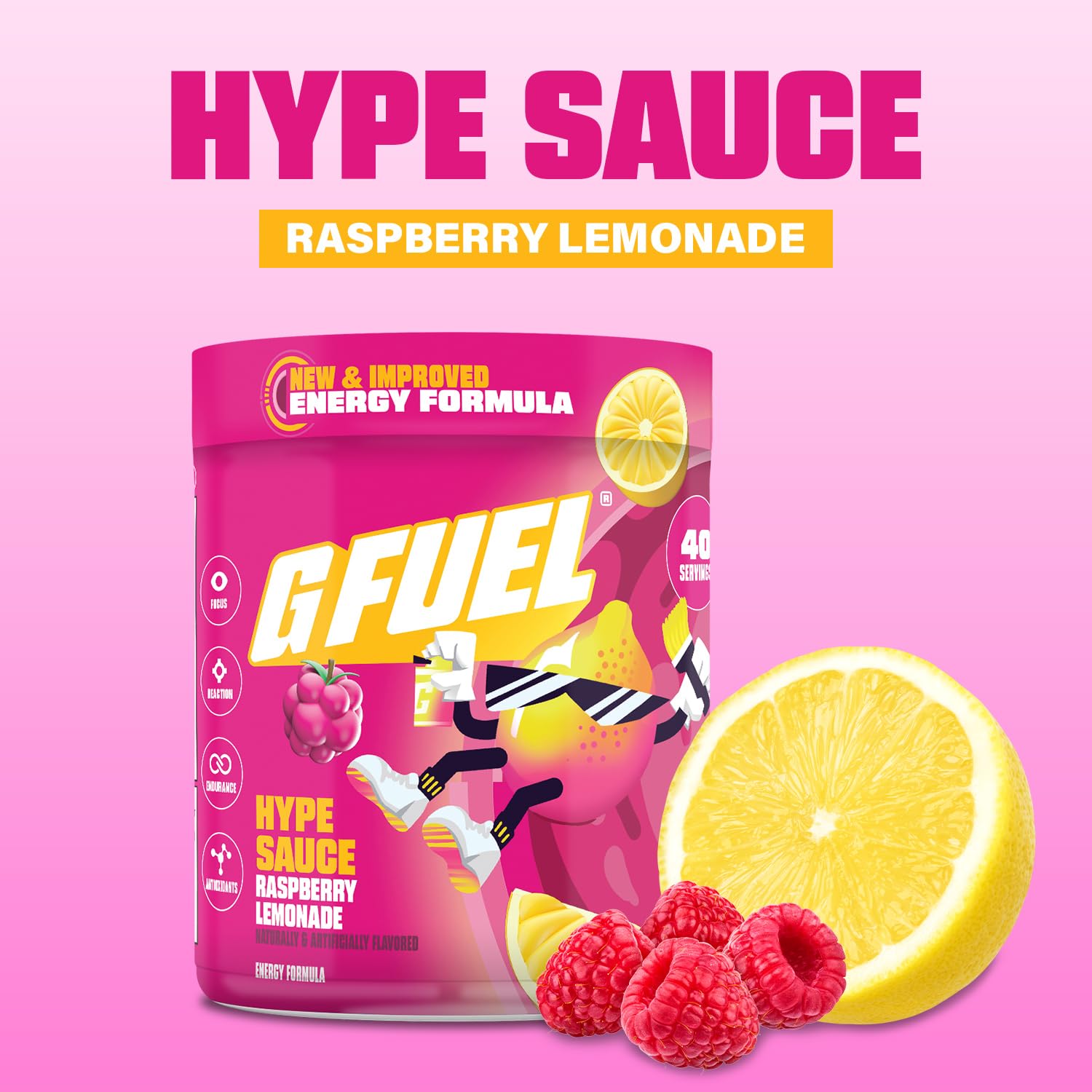 G Fuel Hype Sauce 2.0 Energy Powder for Gaming

