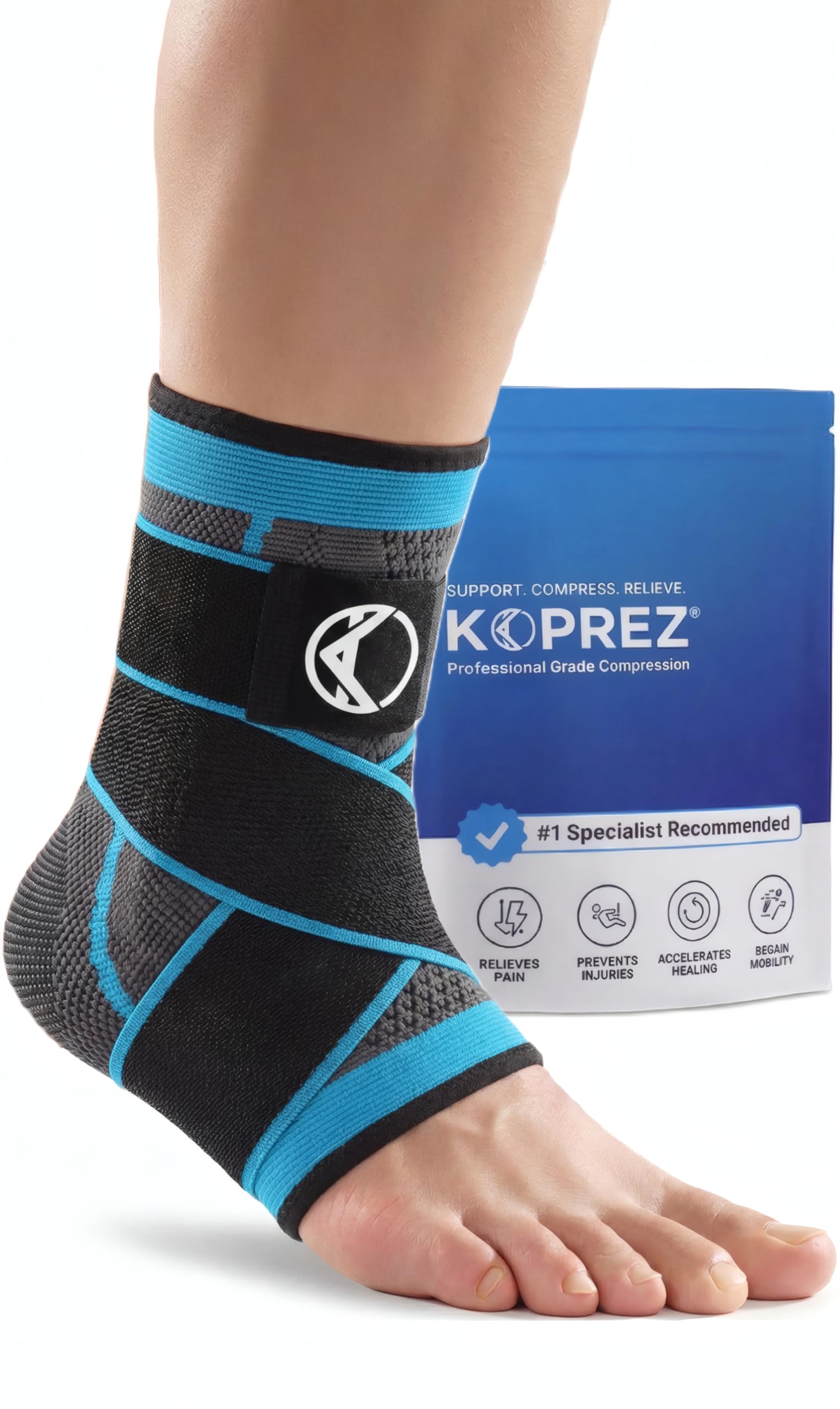 Koprez Plantar Fasciitis Sleeve - Ankle Support

