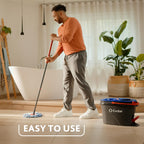 O-Cedar RinseClean Spin Mop & Bucket System | Clean Water Floors

