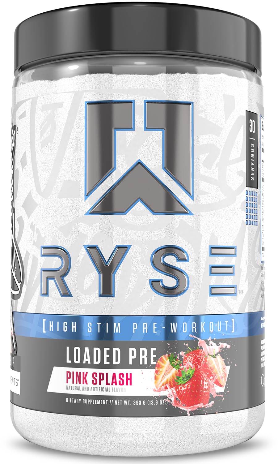 RYSE Loaded Pre Workout Powder - Caffeine, Citrulline & Beta-Alanine