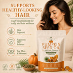 Everly Pumpkin Seed Oil with Saw Palmetto Softgels - Cold Pressed

