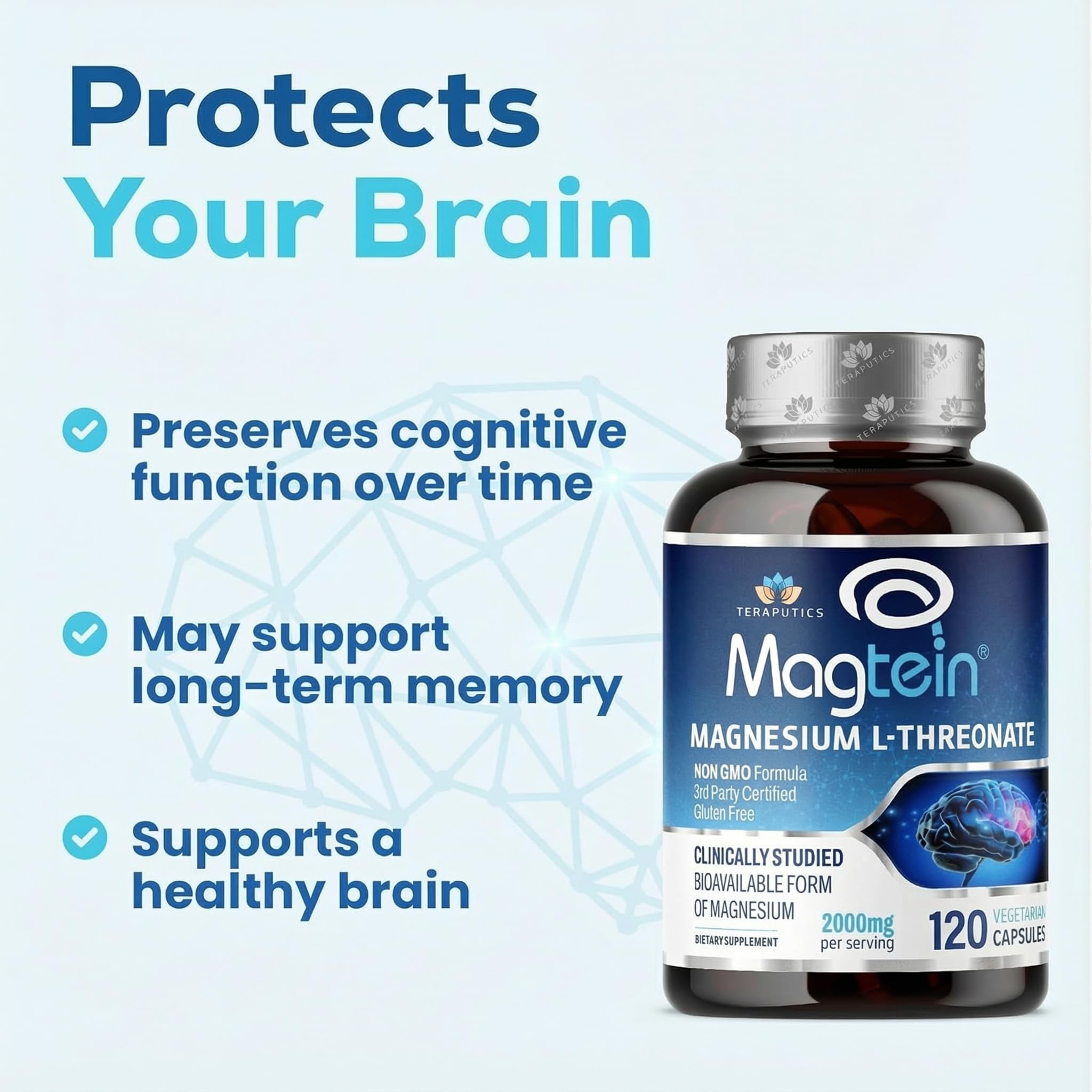 Magtein Magnesium L-Threonate Brain Support

