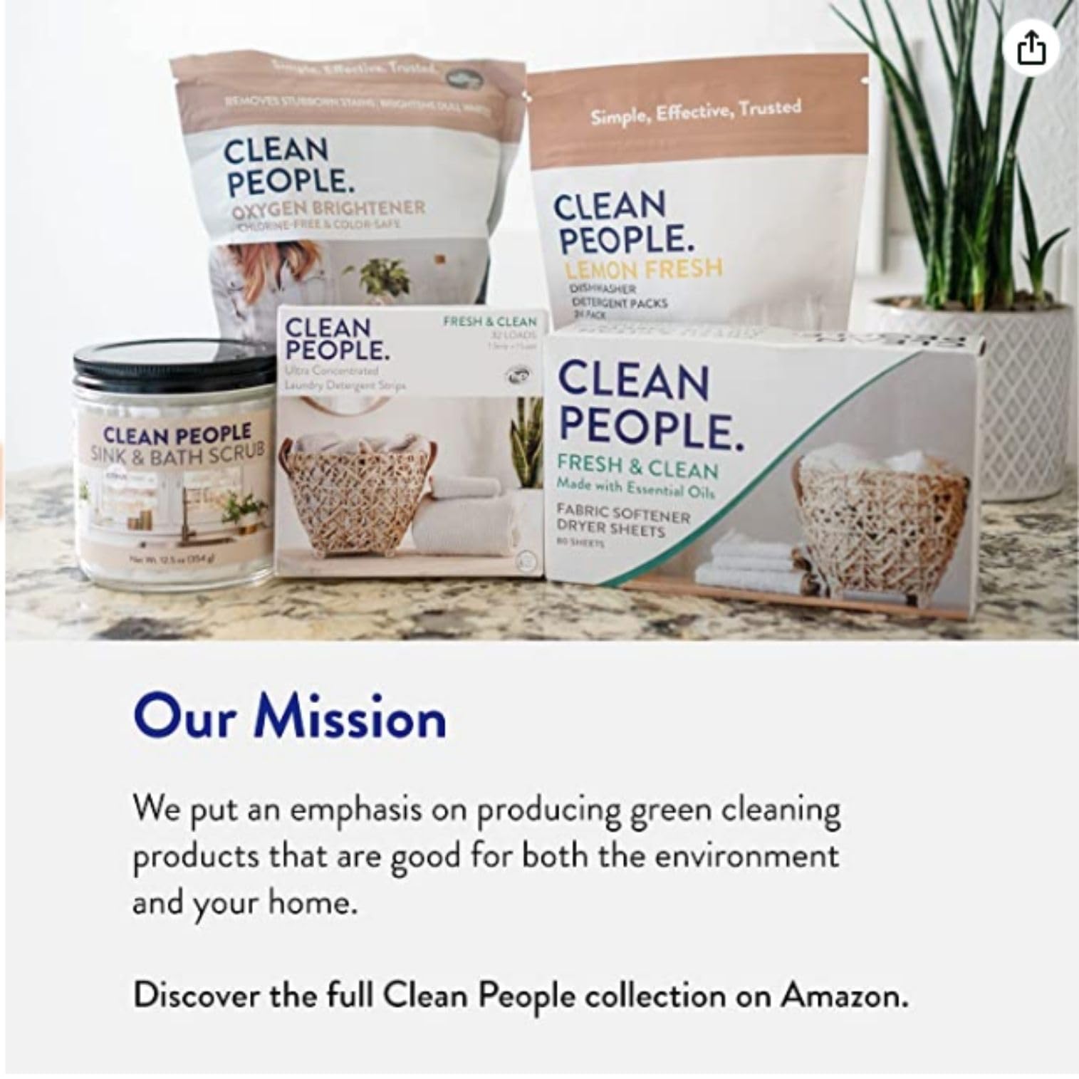 Liquid Fabric Softener - The Clean People - Vegan

