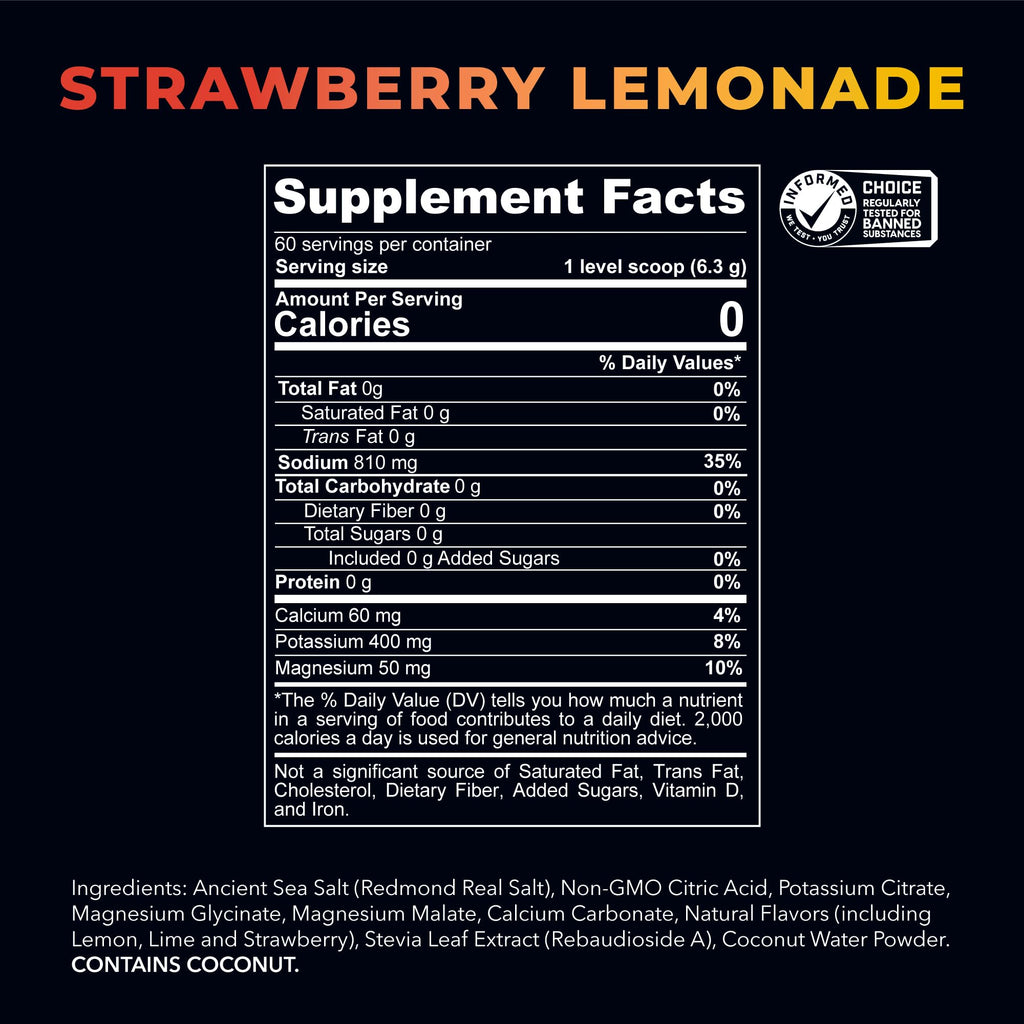 Redmond Re-Lyte Hydration Electrolyte Powder Mix

