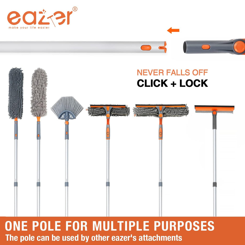 Window Squeegee by eazer with Extension Pole and Rotate-Lock

