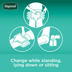 Depend Protection with Tabs Adult Diapers - Max Absorbency

