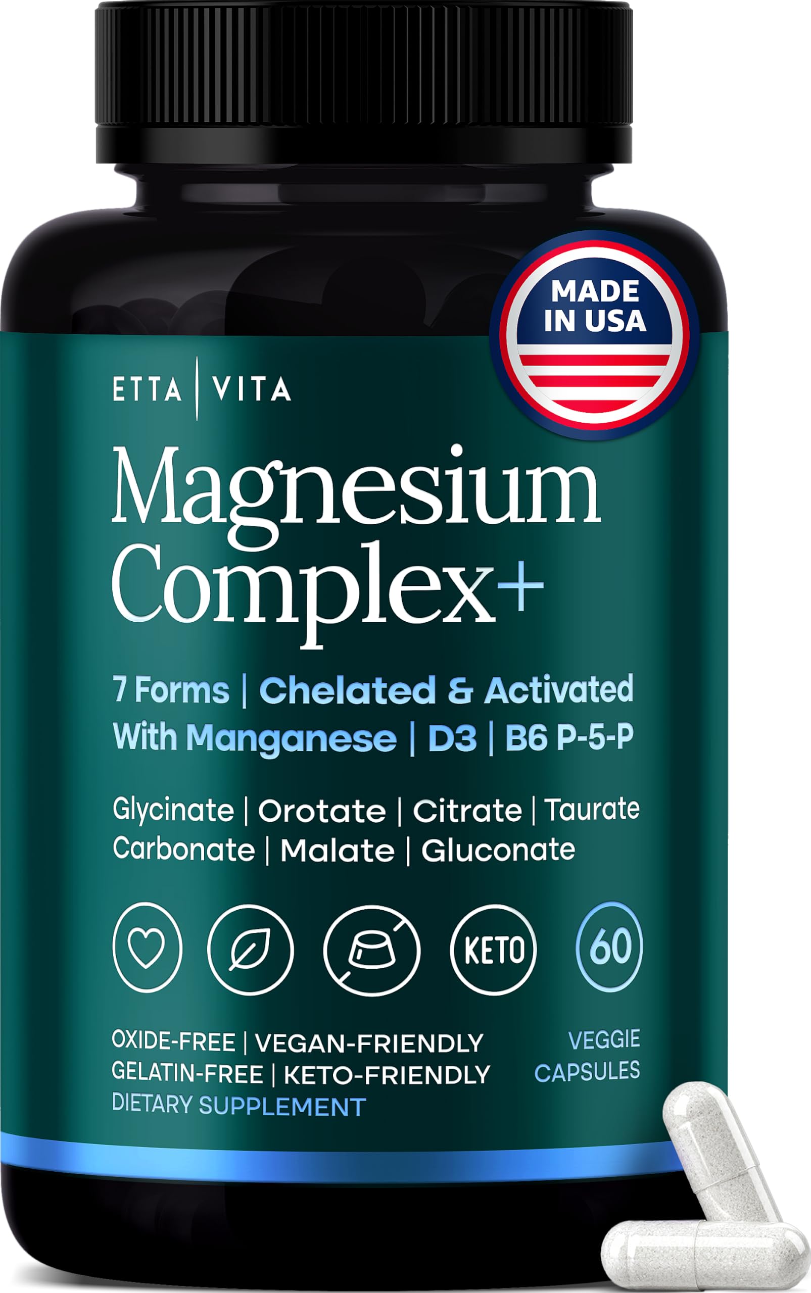 Magnesium Complex Dietary Supplement - Daily Wellness

