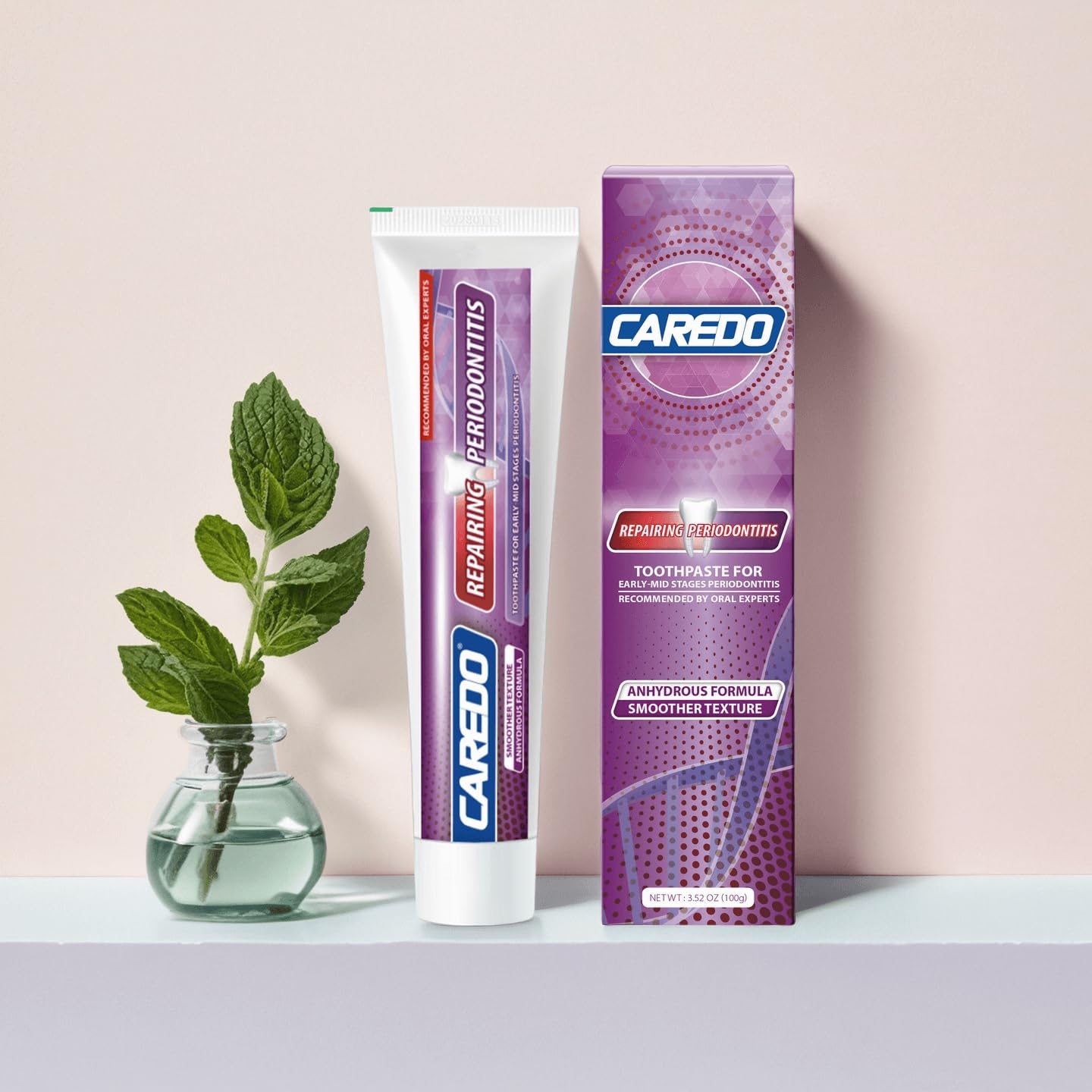 CAREDO Gum Disease Toothpaste for Periodontal Health


