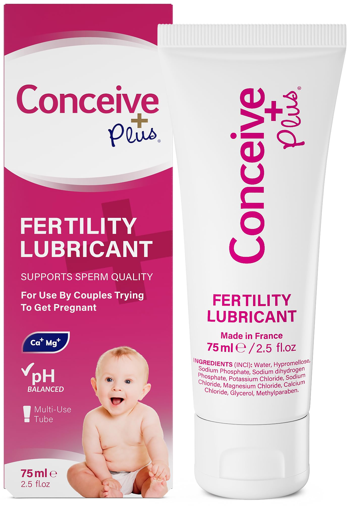 Conceive Plus Fertility Lubricant | Sperm-Friendly, Water-Based

