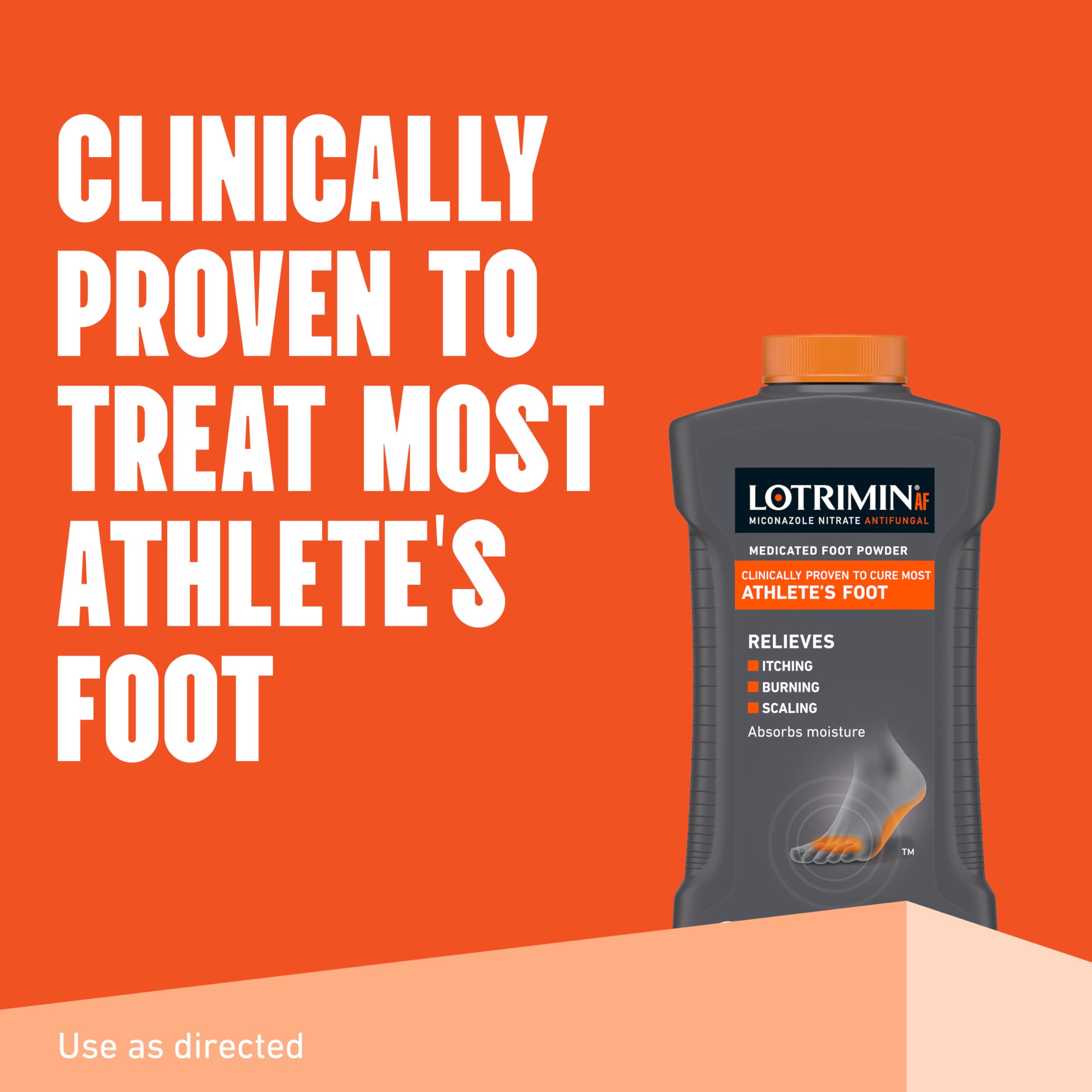 Lotrimin AF Athlete's Foot Powder - 2% Miconazole Nitrate

