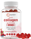 Micro Ingredients Multi Collagen Gummies - Chewable Collagen Supplement