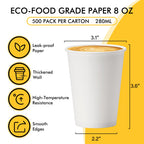 RACETOP Disposable Coffee Cups

