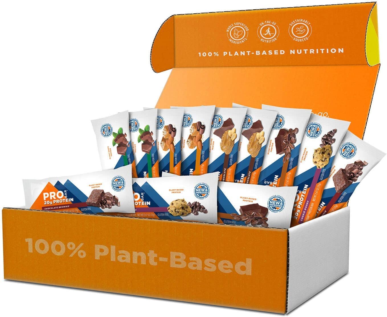 PROBAR Plant-Based Protein Bar – Gluten Free Dairy Free Non-GMO Snack
