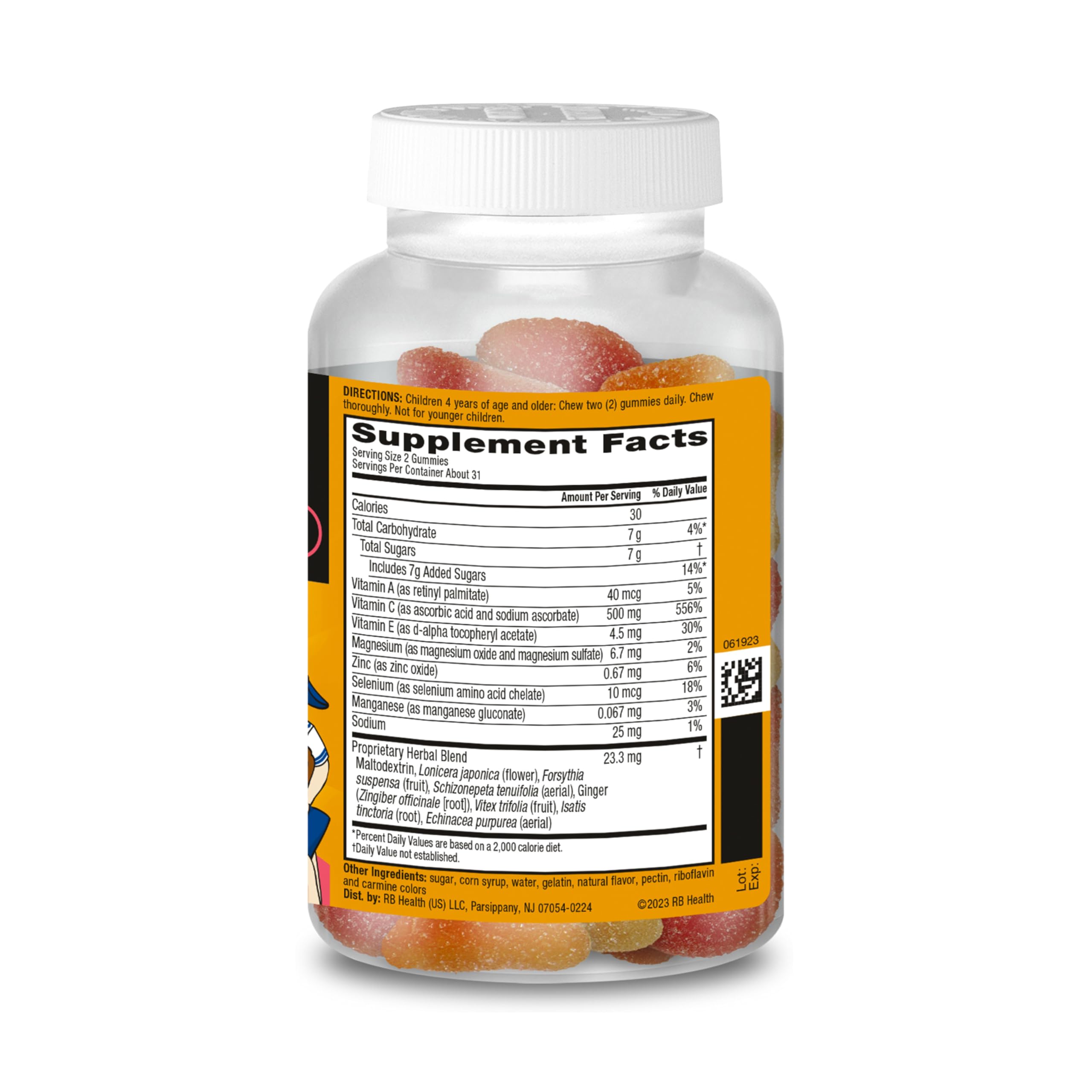 Airborne Kids Immune Support Gummies - Vitamin C & E


