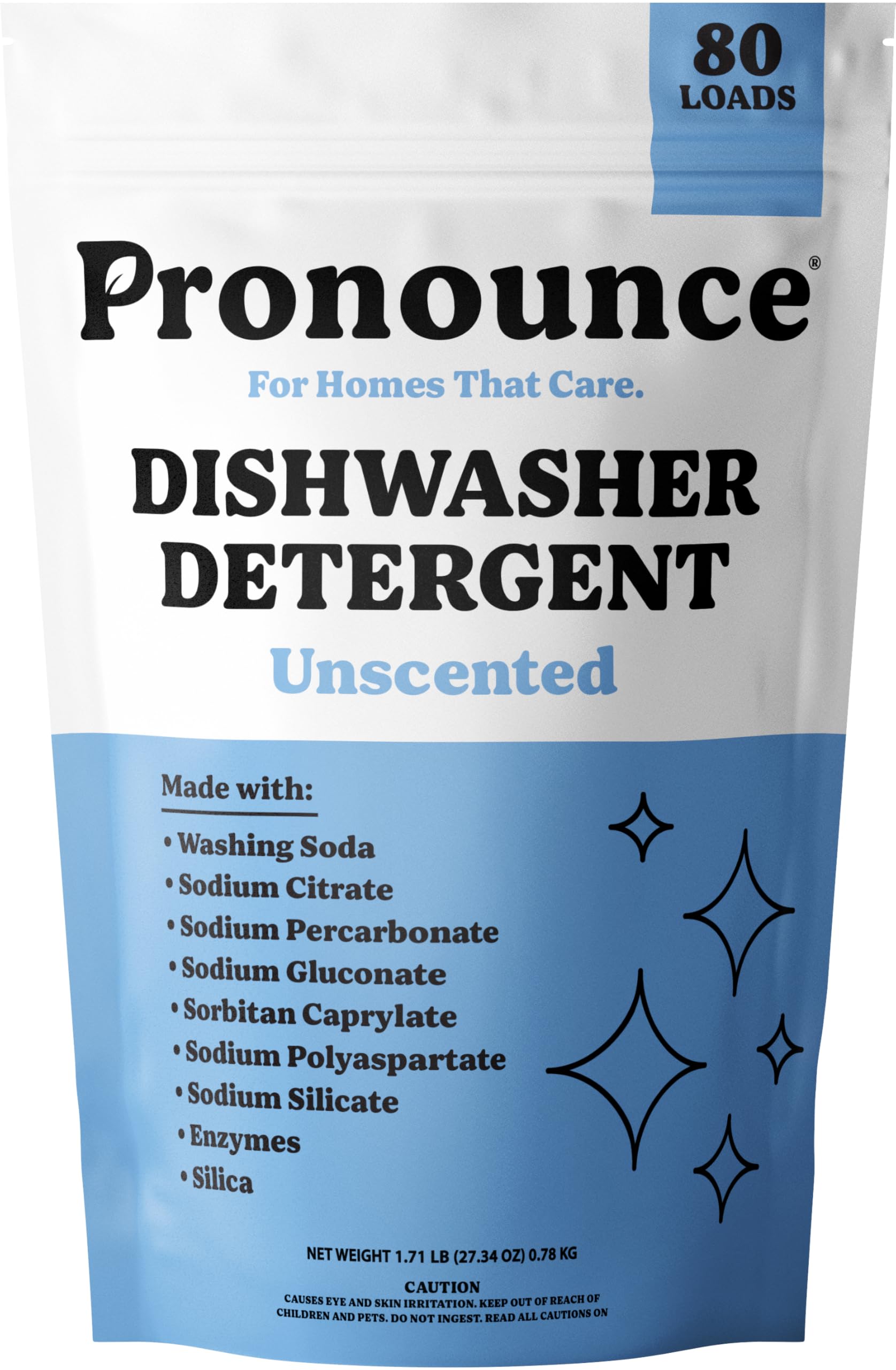 Pronounce Fragrance-Free Dishwasher Detergent Powder

