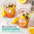JINVOGREEN Beverage Napkins for Cocktails & Parties

