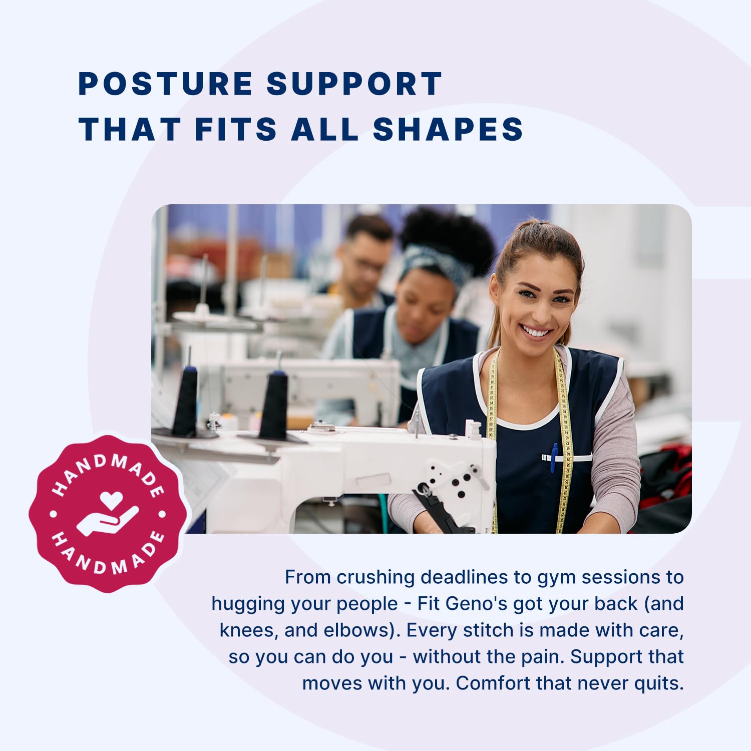 Fit Geno Back Posture Corrector – Full Back Support

