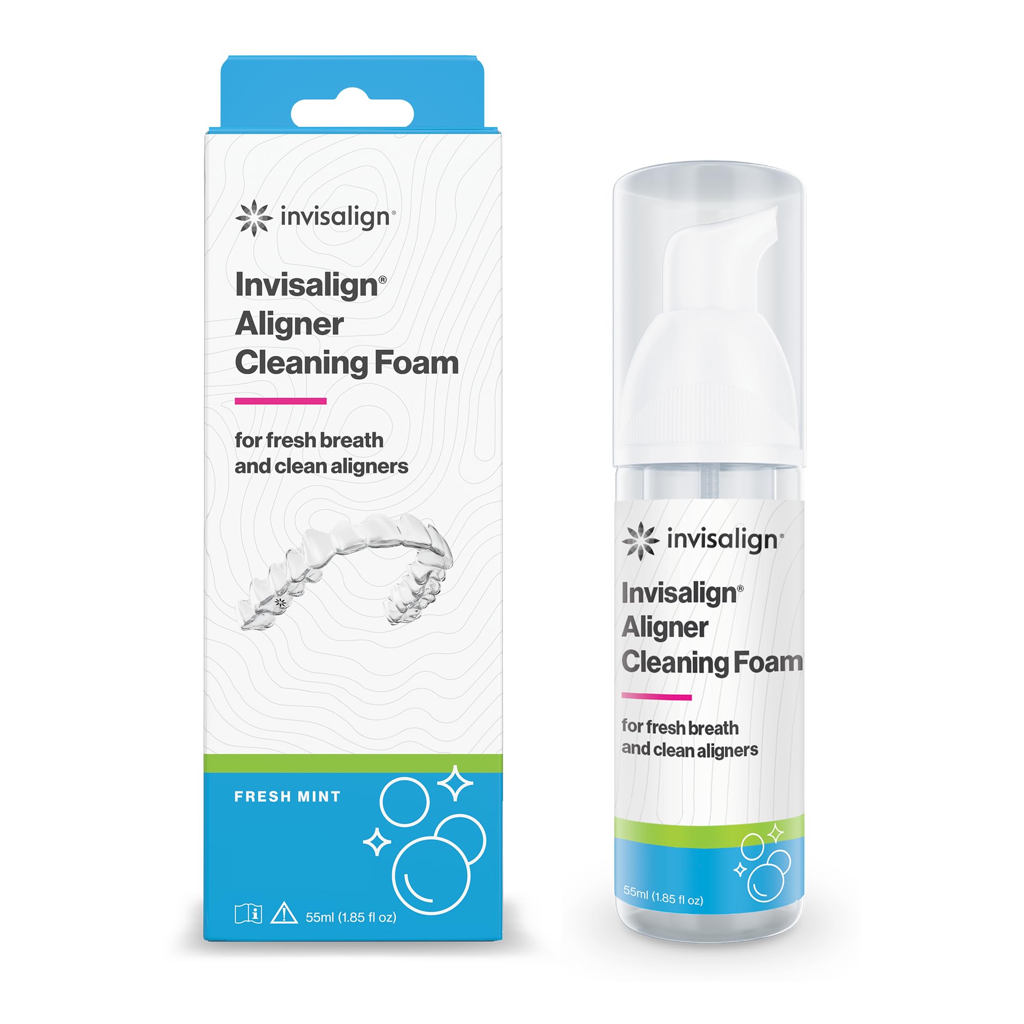 Invisalign Aligner Cleaning Foam | Mint Fresh Breath

