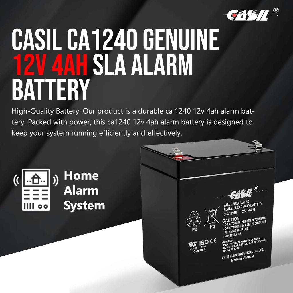 Casil Alarm Battery for Security Systems | Reliable Power

