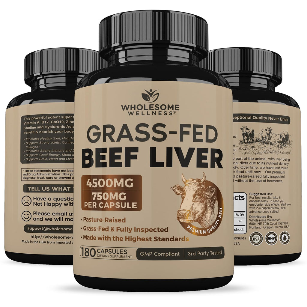 Beef Liver Capsules - Wholesome Wellness

