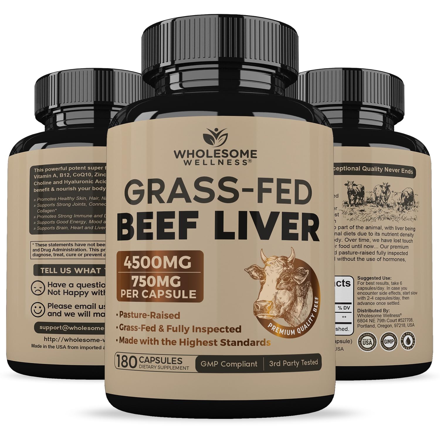 Beef Liver Capsules - Wholesome Wellness

