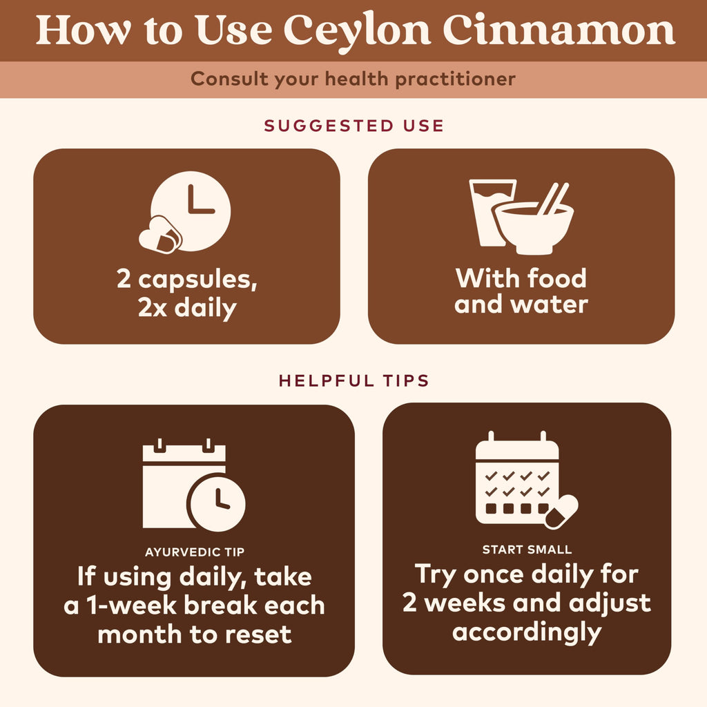 Ceylon Cinnamon Herbal Supplement | Organic India

