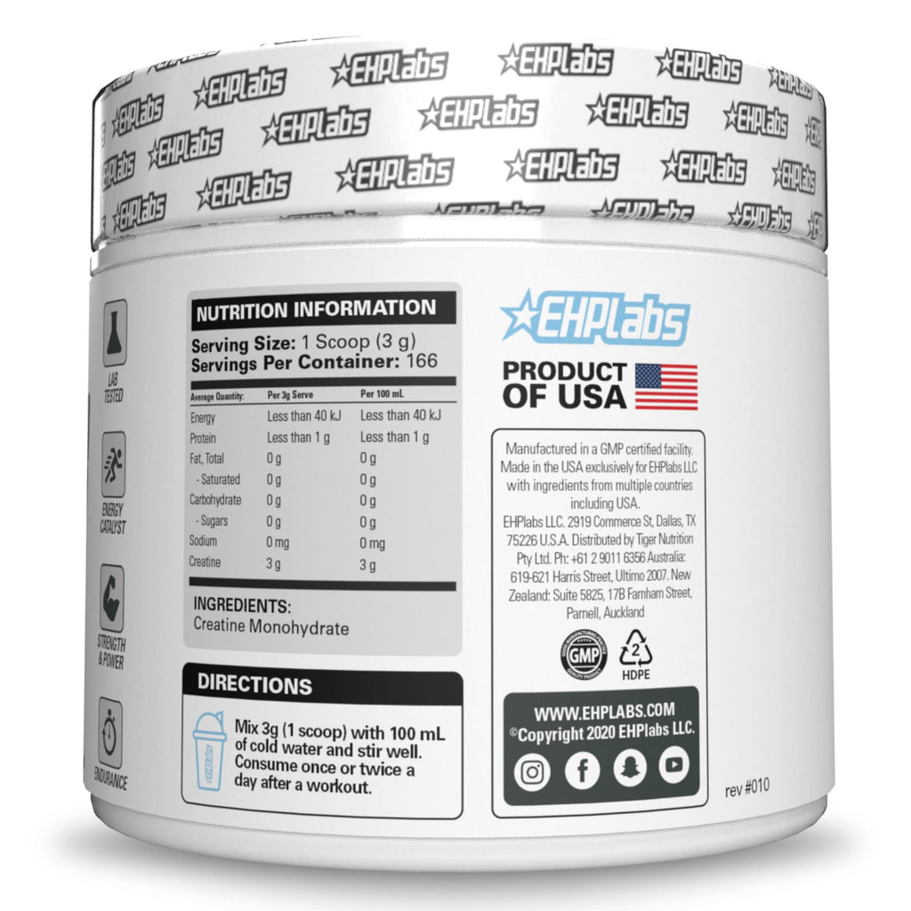 EHP Labs CREA-8 Micronized Creatine Monohydrate Powder

