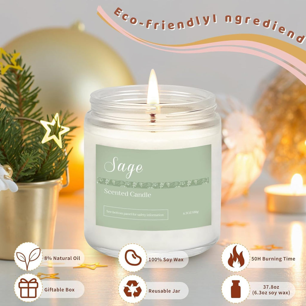 Scented Candles Gift Set for Home | Aromatherapy Collection

