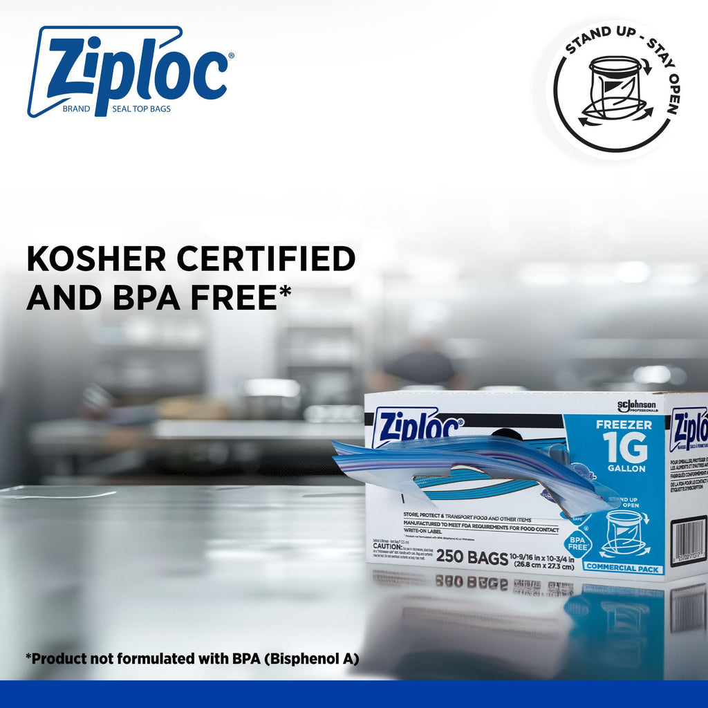 SC Johnson Professional Ziploc Gallon Freezer Bags

