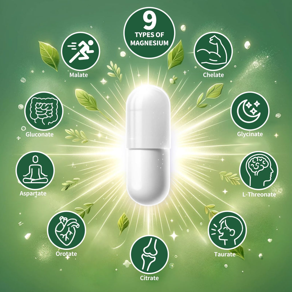 Magnesium Supplement for Muscle & Brain Support


