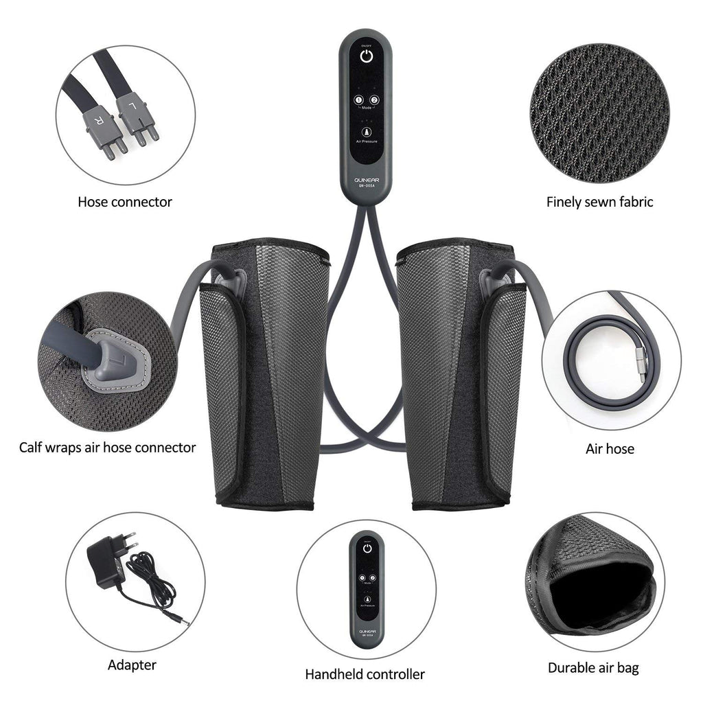 QUINEAR Air Compression Leg Massager - Circulation Relief

