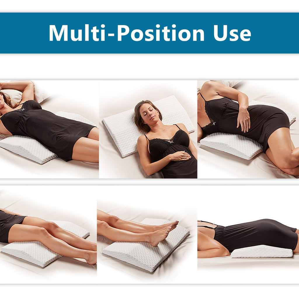 ComfiLife Lumbar Support Pillow - Memory Foam for Back Pain

