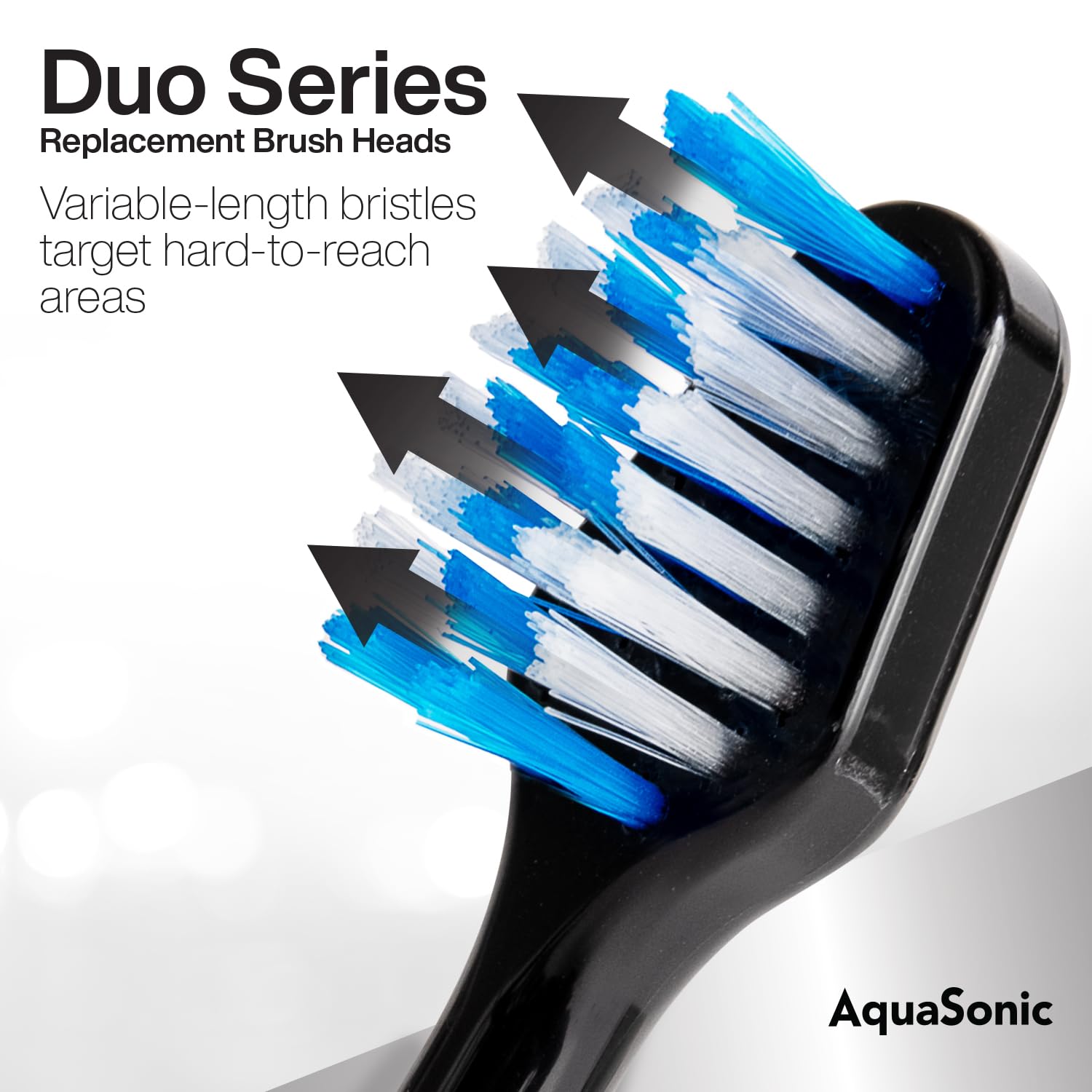 AquaSonic Replacement Brush Heads for Duo Series

