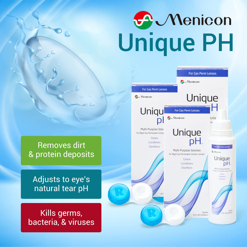 Menicon Unique pH Multi-Purpose Solution for RGP Lenses

