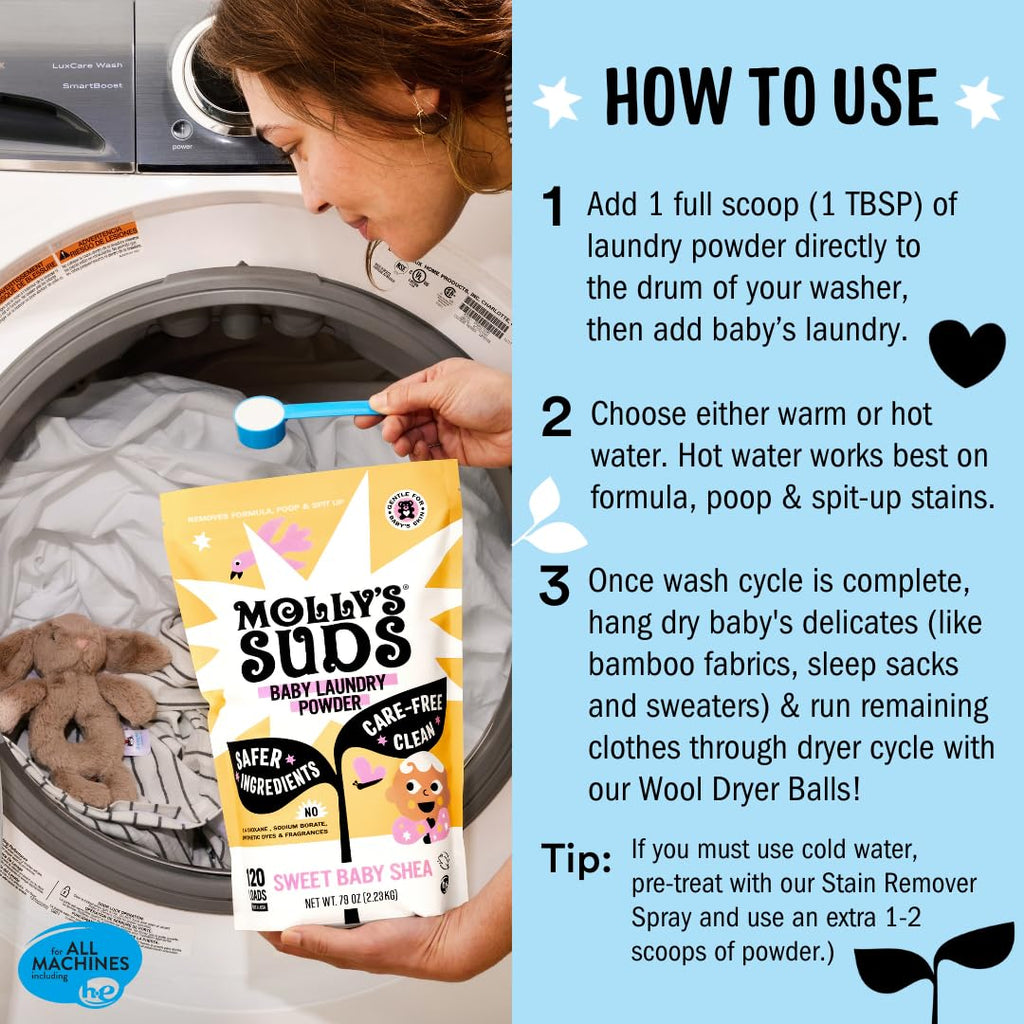 Molly's Suds Baby Laundry Detergent Powder - Extra Gentle

