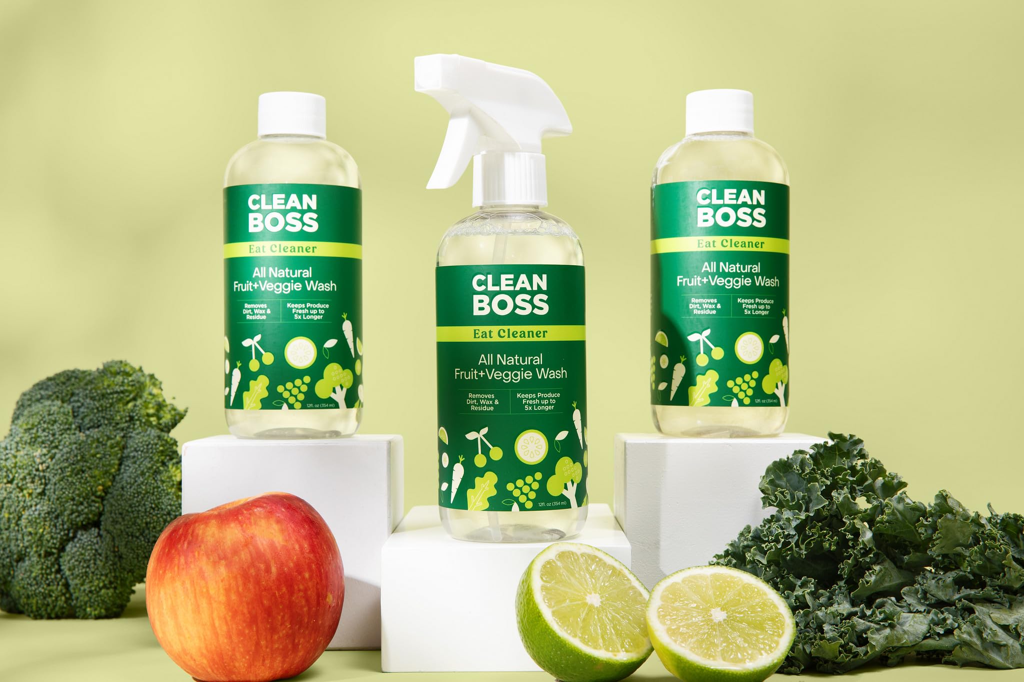Eat Cleaner Fruit & Vegetable Wash by CleanBoss

