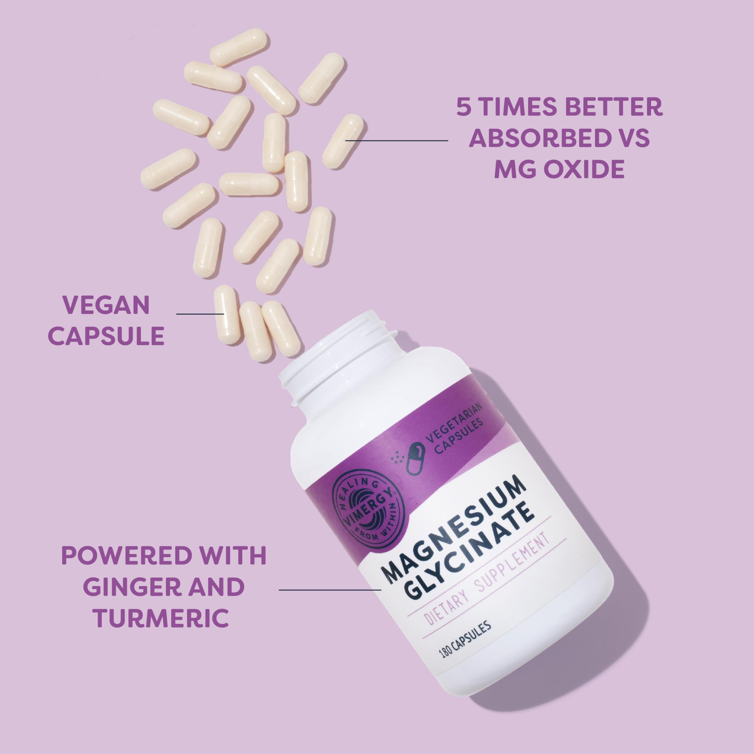 VIMERGY Magnesium Glycinate – Stress Support

