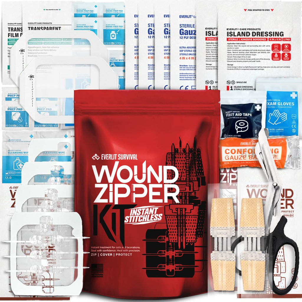EVERLIT Wound Closure System | Suture-Free Zip-Stitch

