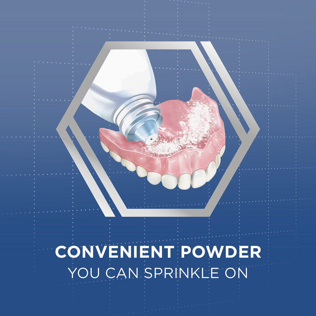 Poligrip Denture Adhesive Powder for Dentures

