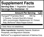 Thyrogard Natural Thyroid Support Supplement - Non-GMO, Vegan, Gluten-Free

