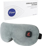 Telepepe Heated Eye Mask Cordless with Rechargeable Battery and Washable Cover