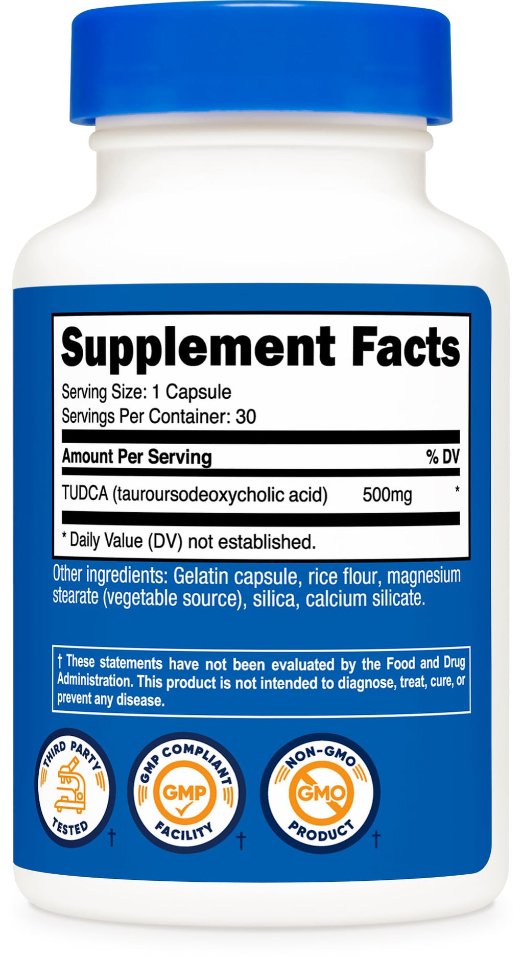 Nutricost Tudca 500 mg Supplement | Independent Lab Tested

