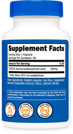 Nutricost Tudca 500 mg Supplement | Independent Lab Tested

