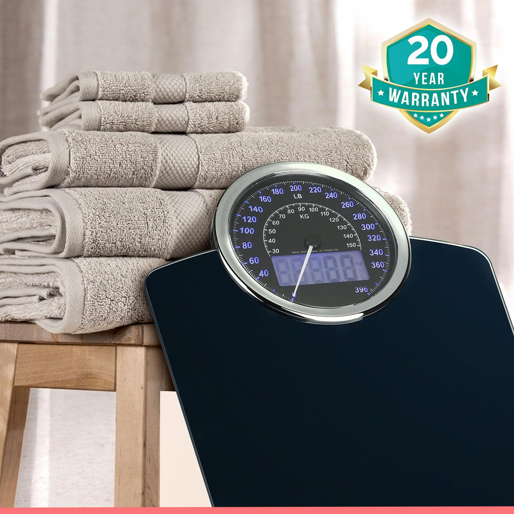 Adamson Bathroom Scale | Analog & Digital Display

