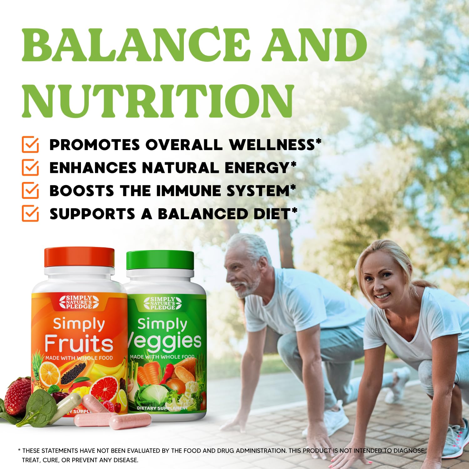 Simply Nature's Pledge Fruit & Veggie Supplement

