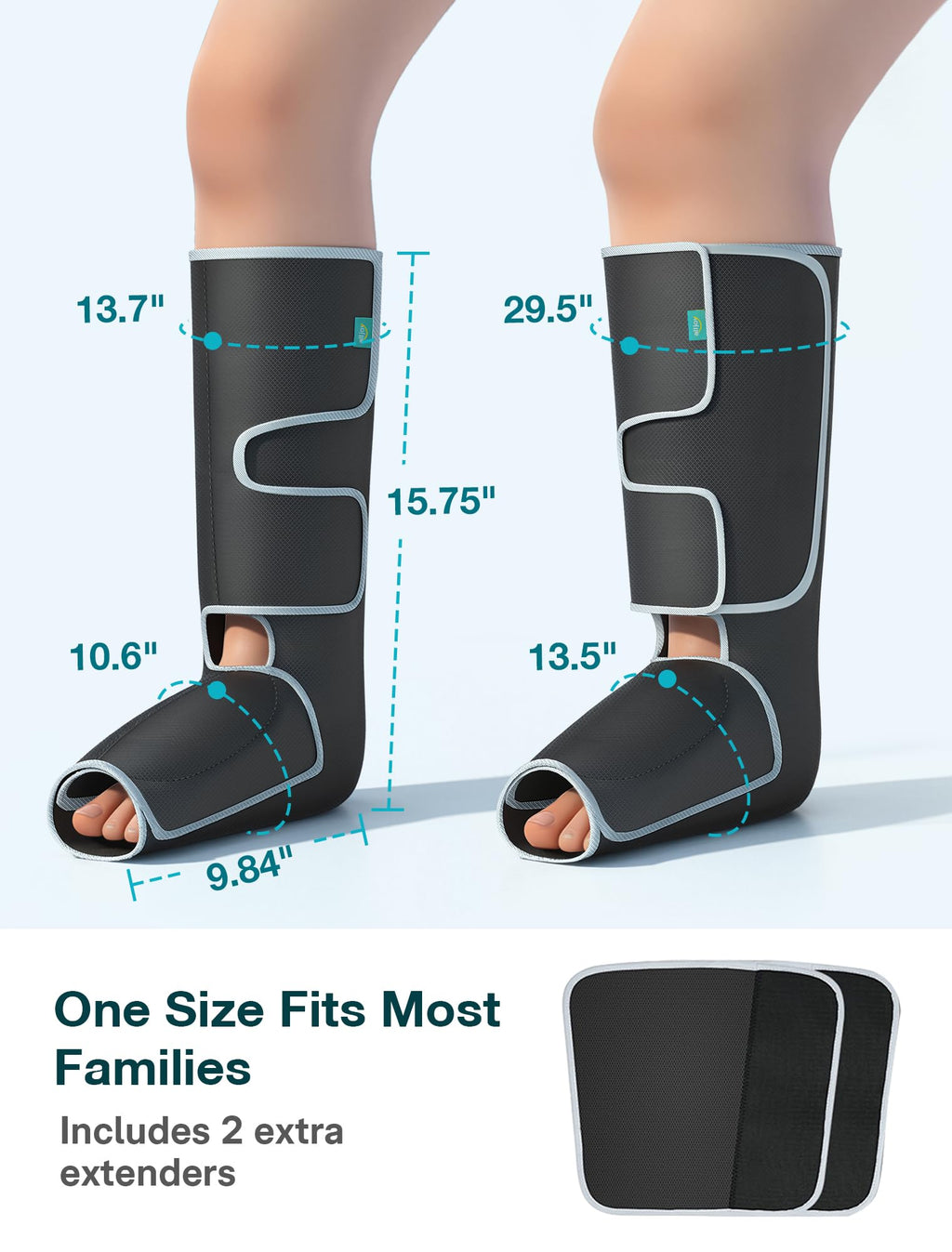 ALLJOY Leg Massager for Circulation and Pain Relief

