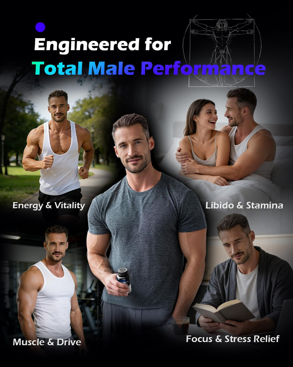 Synergy-T Testosterone Booster with Liposomal Absorption

