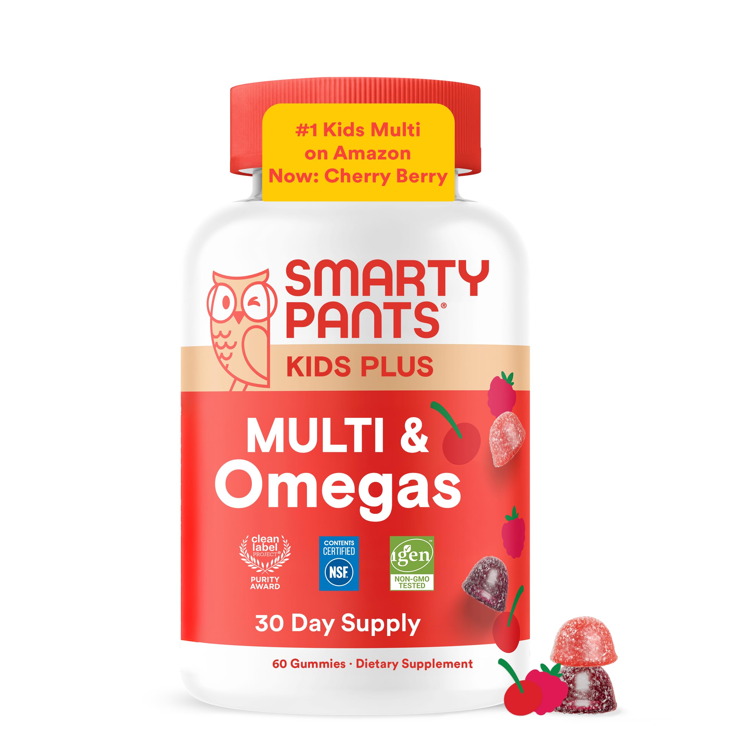 SmartyPants Kids Multivitamin Gummies with Omega-3 DHA/EPA

