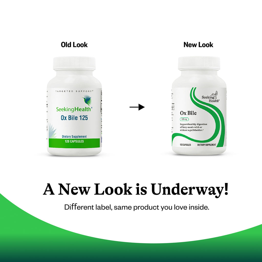 Seeking Health Ox Bile Digestive Enzyme & Gallbladder Support

