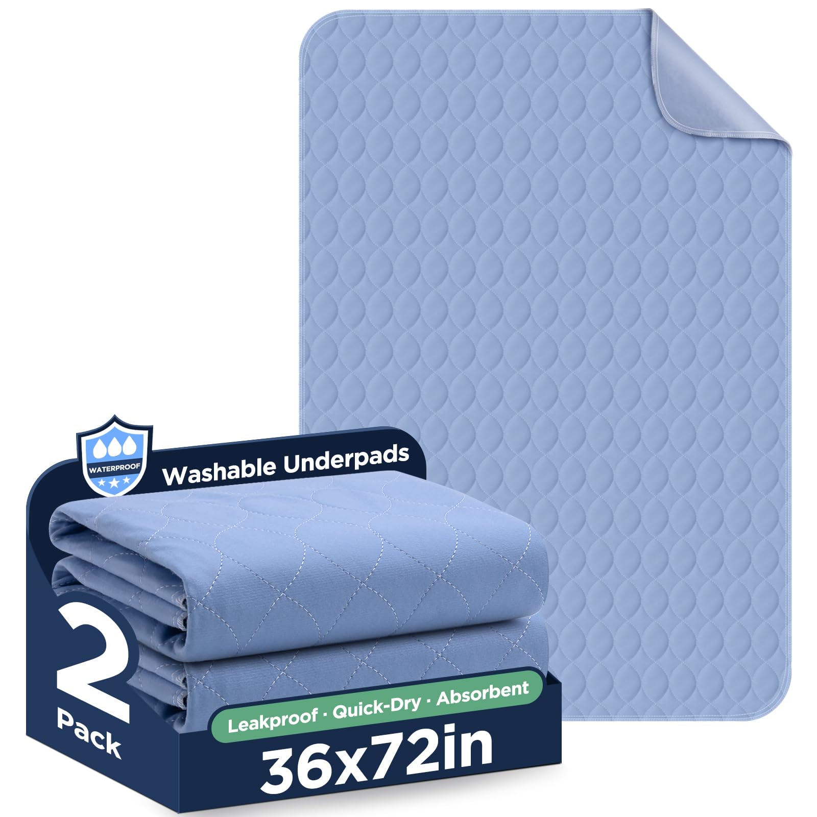 Bed Pads Brosive – Reusable Waterproof & Washable